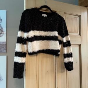 Revolve Cropped Sparkly Sweater